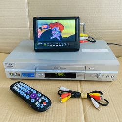 Sony SLV-N750 VCR HI-FI Video Cassette Recorder Player with Remote Control and AV Cable