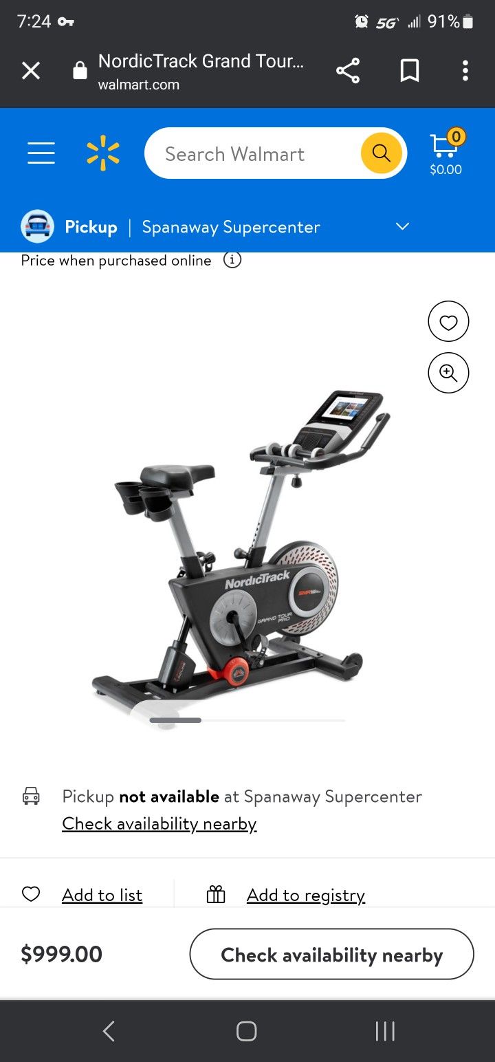 nordictrack grand tour smr