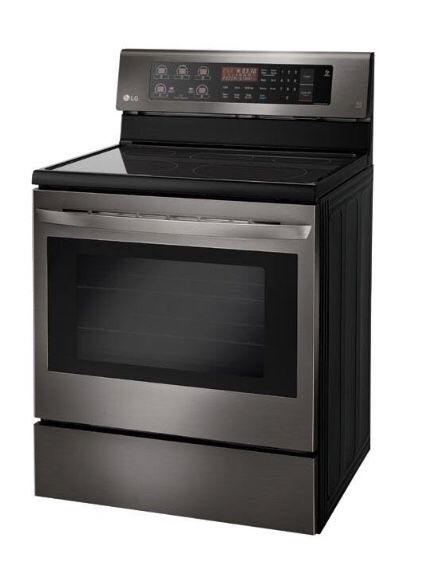 Never been used LG electric range and above range microwave