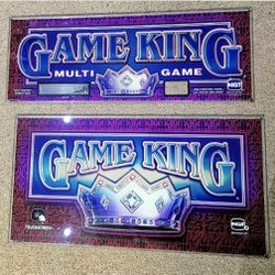 IGT 17" Game King Slot Machine Glass Set
