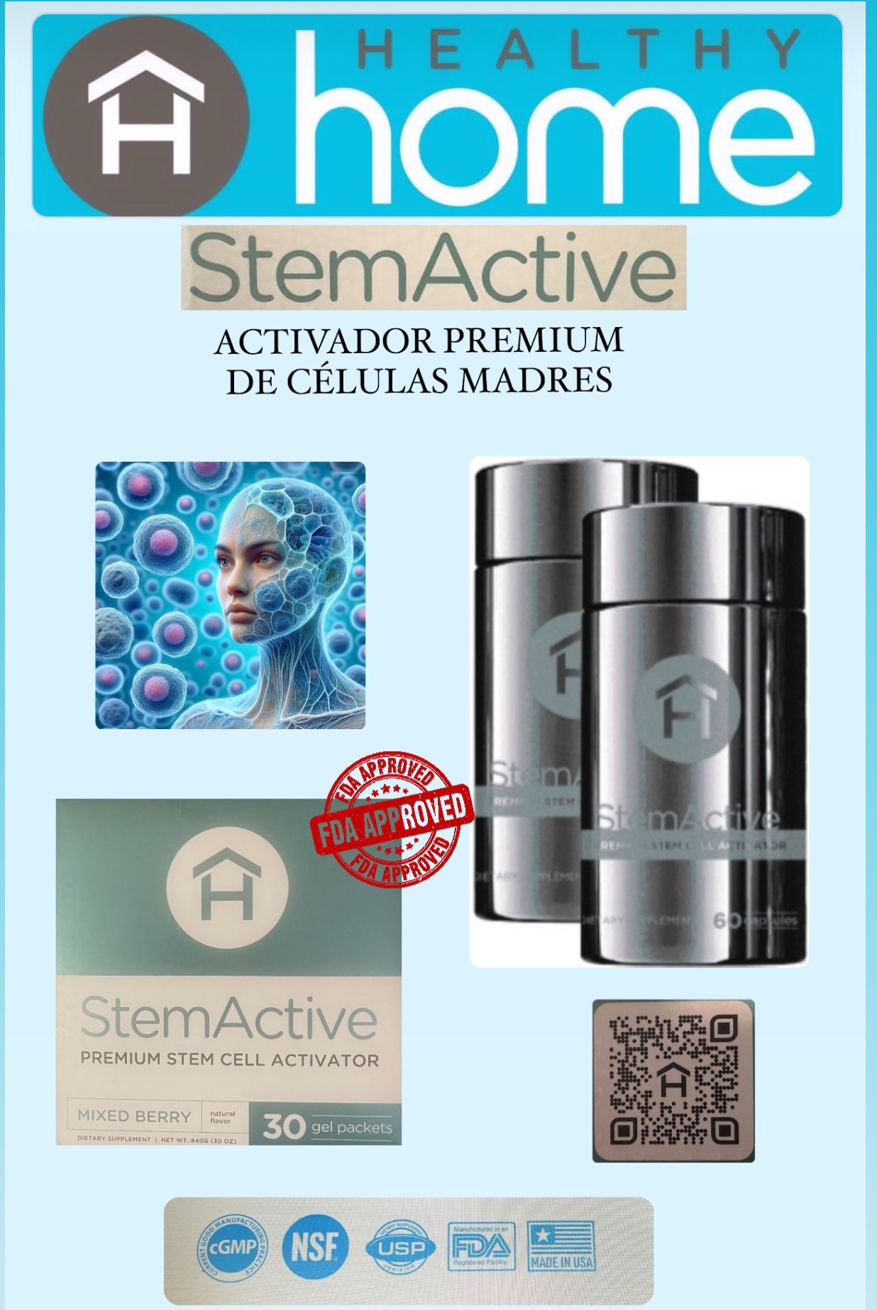 SteamActive, Activador Celular.,AMAZE, Colageno Líquido