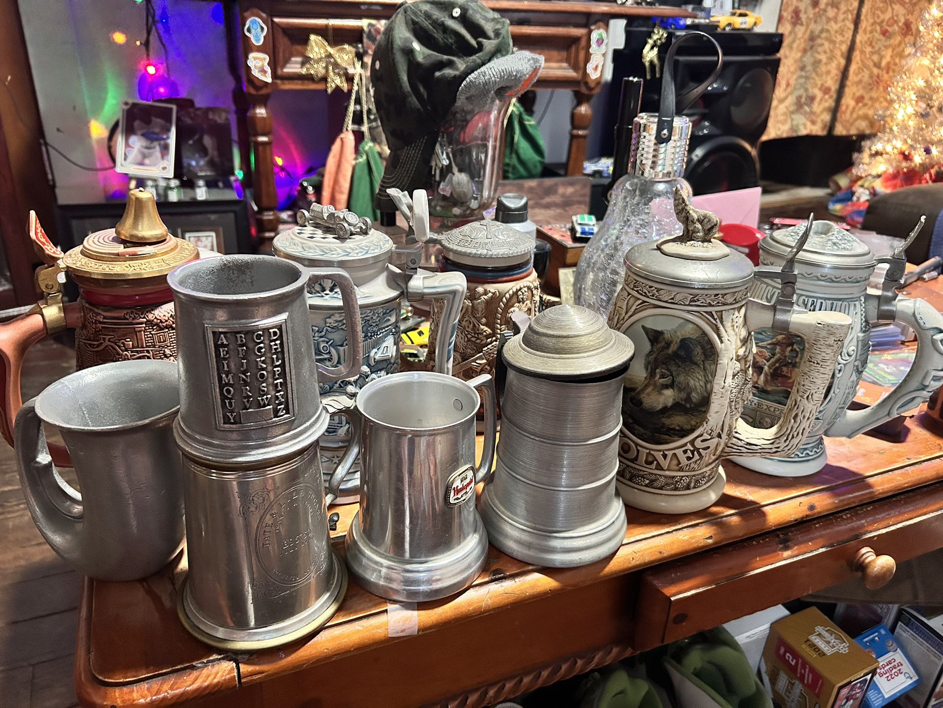 Assortment Of Beer Stines