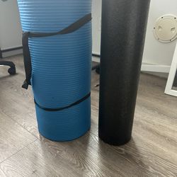 Yoga Mat And Foam Roller