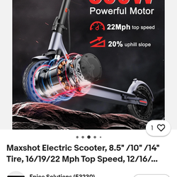 Maxshot  500 watt scooter