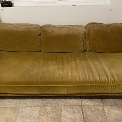 Retro Gold Couch
