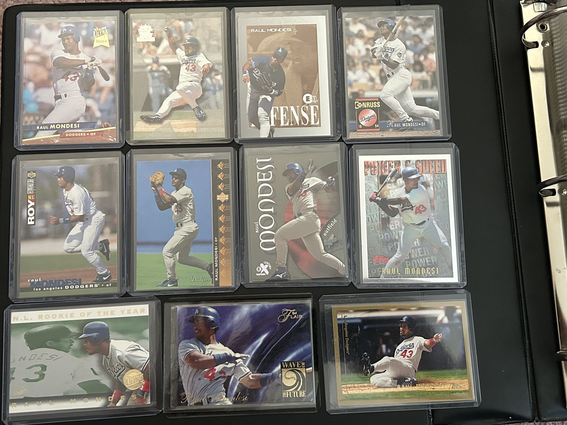 Dodgers Raul Mondesi (20) Card Lot