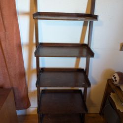 Leaning Ladder Shelf Bookcase 