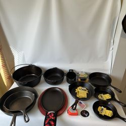 Cast Iron Cookware! Lodge, Wagner’s & WKM