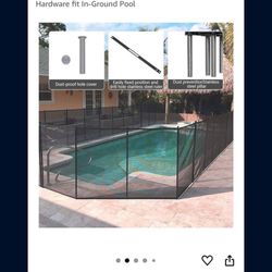 4x24 Pool Fencing With Hardware For Inground Pool