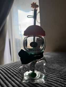 Starbucks Snoopy glass cup