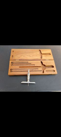 Scherr tumico micrometer deep gauge set tools