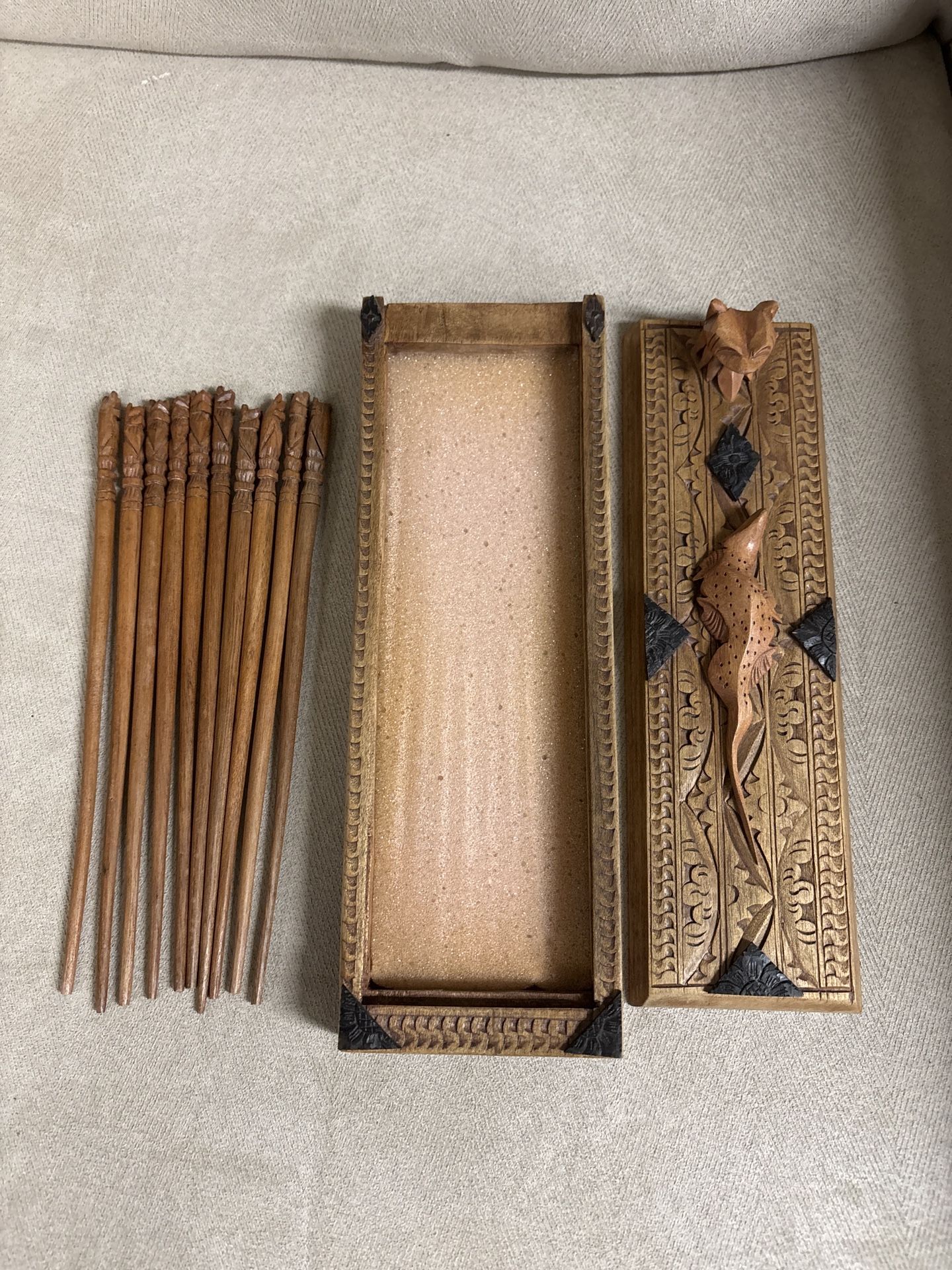 Chopsticks Set Of 10 With Box (new)