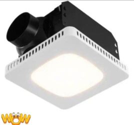 SKYSHALO Bathroom Exhaust Fan 110 CFM Ceiling No Cut Installation Ventilation Bathroom Exhaust Fan with Low Noise, ENERGY STAR