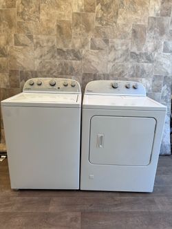 Whirlpool washer and dryer laundry