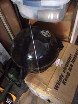 Small camping charcoal grill