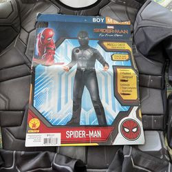 Spider Men Jump Suit Size M(8-10) New