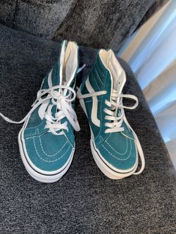 Vans Sk8-Hi Teal High-Top Sneakers