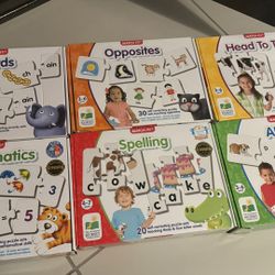Match it Puzzles (Math letters Spellings Opposites Animals Etc) 6 Sets 