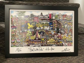 “Hail to the Pubs” of Ann Arbor by Brian McKelvey NEW!