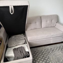 Convertible Sectional Sofa with storage