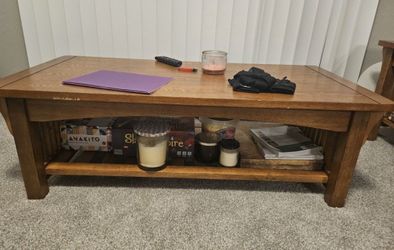Solid Strong Oak Coffee Table