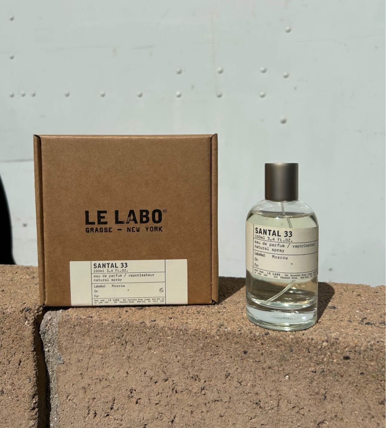 Le Labo Santal 33 Eau de Parfum 100ml (3.4oz) Brand new and unused. Box has been opened but the bottle has never been sprayed. Fragrance Notes: • T