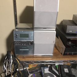 Mini Stereo  Sistem  Cd Cassette  Am Fm