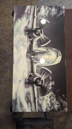 Vintage Airplane Poster