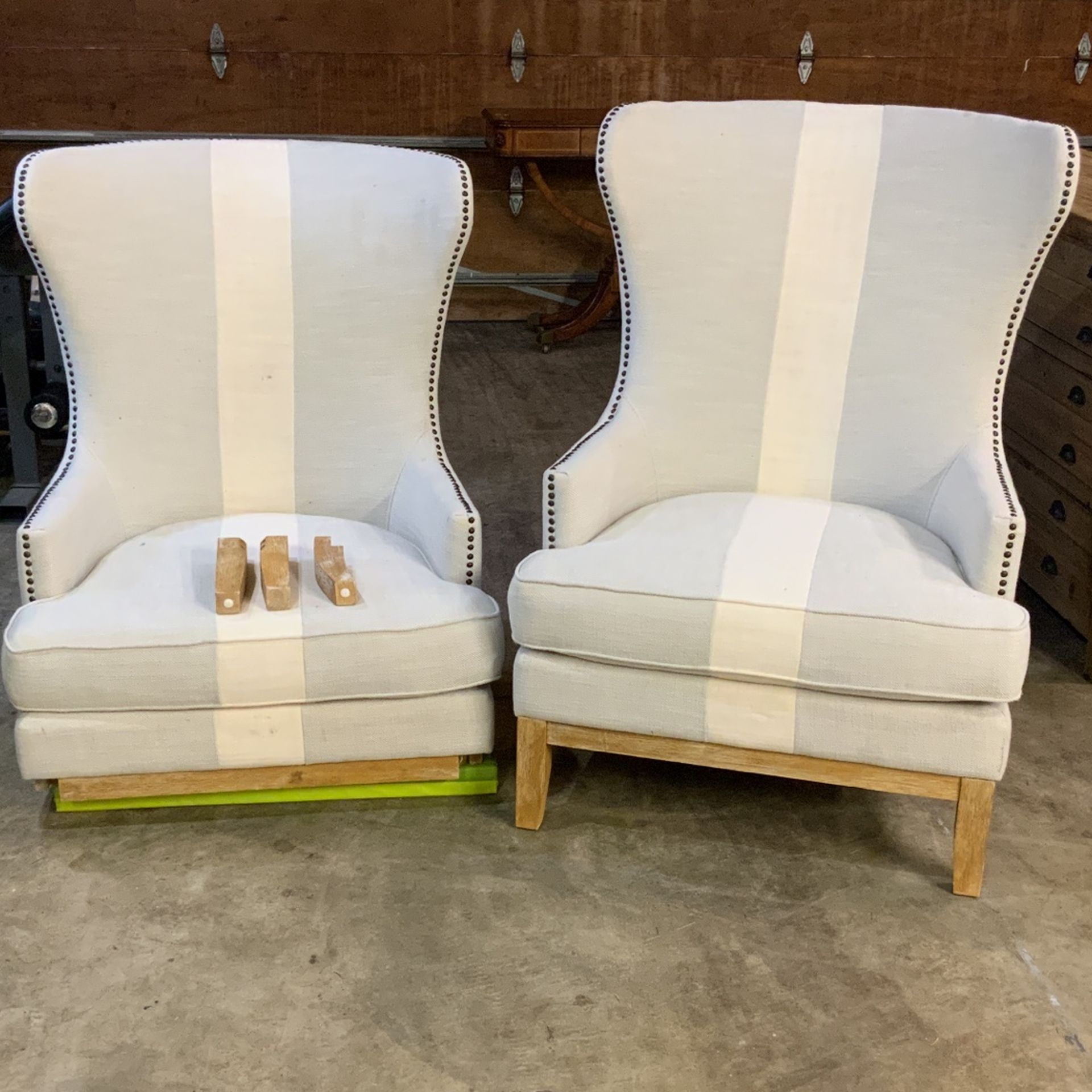 Set Of 2 Wingback Side Chairs