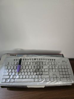 Inland U-Touch Multimedia Keyboard USB/PS2