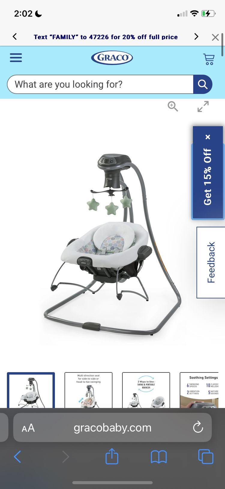 2 in 1 swing