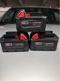 Milwaukee M18 batteries