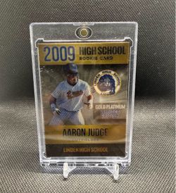 Aaron Judge Linden High School Card