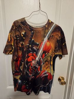 Marvel Deadpool shirt men's size medium