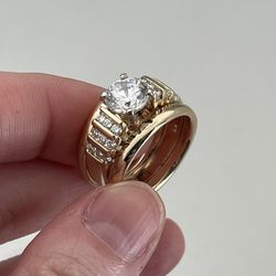 Antique Ring 14k Gold, 1.57 Carat Diamond With Appraisal Papers