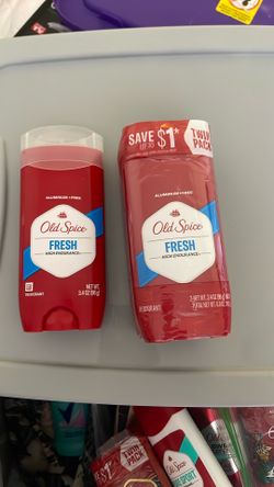 Old Spice Aluminum Free Men's Deodorant Invisible Solid Stick High Endurance Fresh Full Size 3 Of Them !