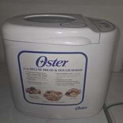 New Oster 2lb Deluxe Bread And Dough Maker