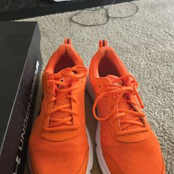 Under Armour Assert 10 Orange/Black Athletic Sneakers Size 13
