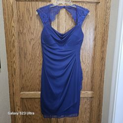 WOMENS BLUE EVENING DRESS