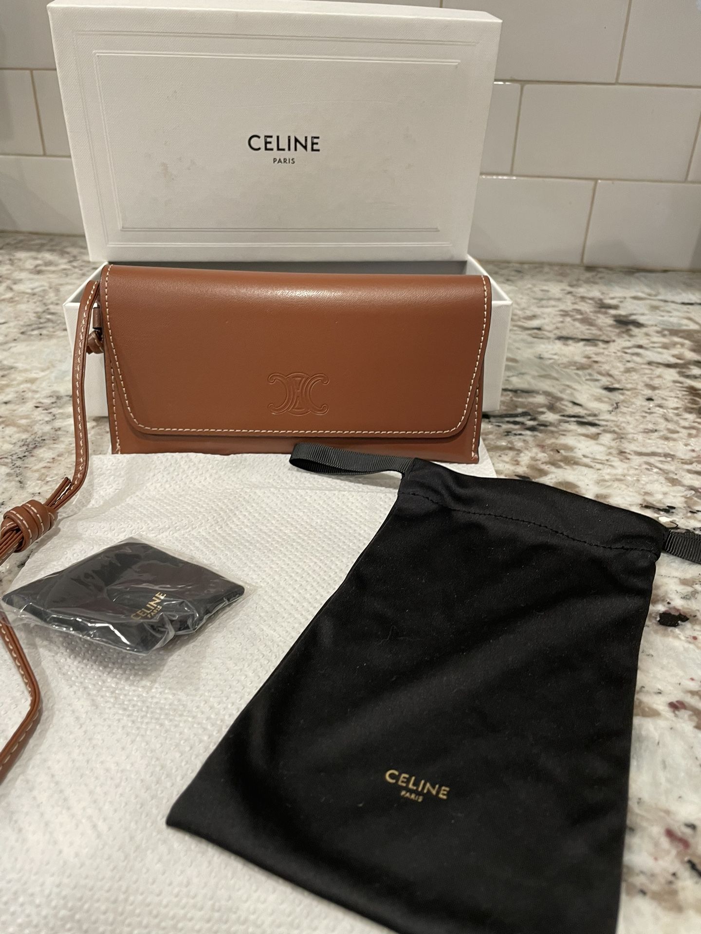 Celine Sunglasses Case/wristlet New