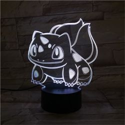 Bulbasaur Anime 3D Desk Lamp