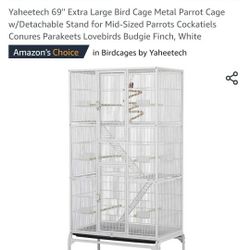 NIB White 69" Bird Cage $75