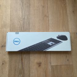NIB Dell Premier Multi Device Wireless Keyboard & Mice KM7321W