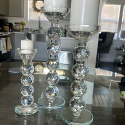 Crystal Candle Holders