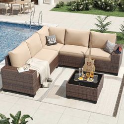 New,outdoor Patio Set With Cover( Already Assembled 