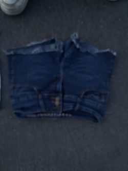 Dark Wash Denim Jean Shorts