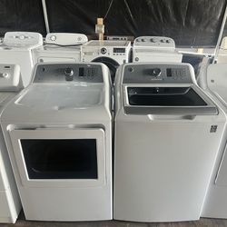 Ge Washer&dryer Large Capacity Set    60 day warranty/ Located at:📍5415 Carmack Rd Tampa Fl 33610📍