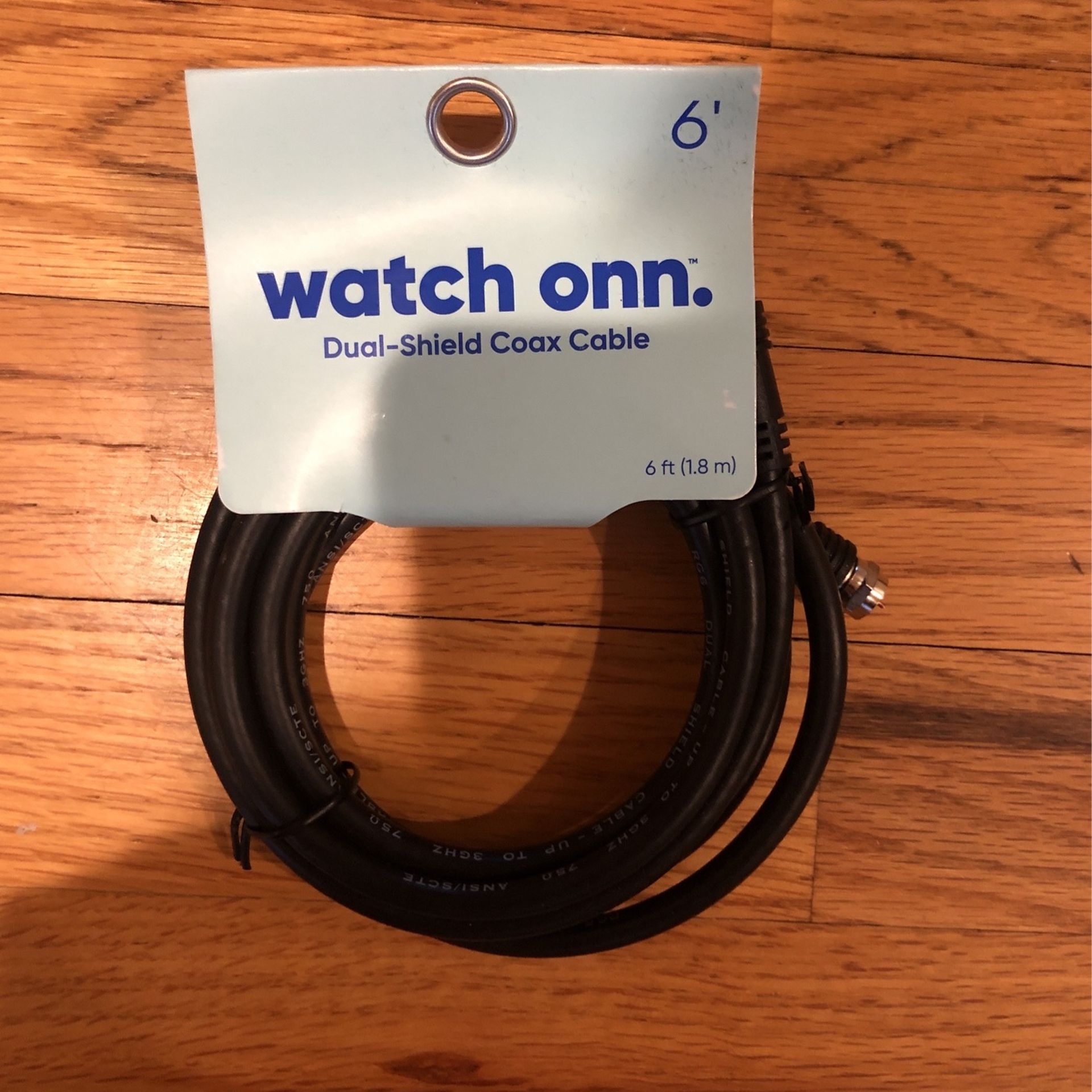 6’ Dual-shield Coax Cable