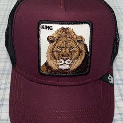 Goorin Bros Hat. King maroon/black
