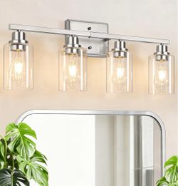 4-Light Bathroom Light Fixtures